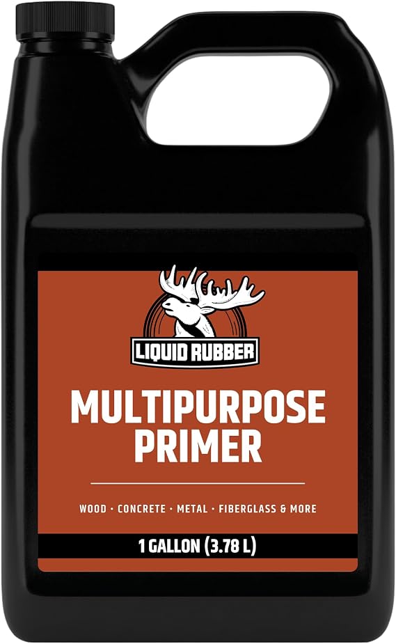 Liquid Rubber Multipurpose Primer for Concrete, Wood, Metal, 1 Gallon