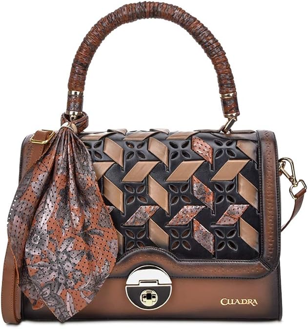 Cuadra Women's Satchel Bag in Genuine Leather