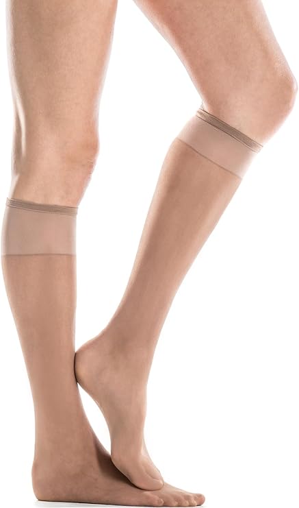 Silkies Women's Knee Highs 3-Pair Pack - Sheer Knee High Nylons