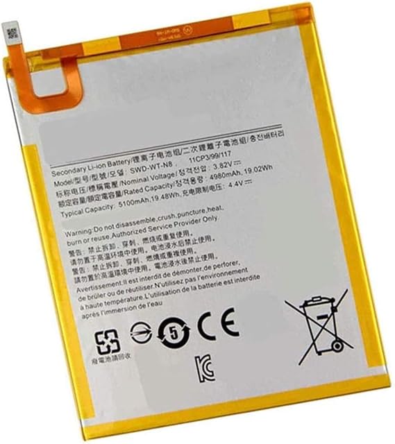 Replacement Battery for SM-T290 Galaxy Tab A 8.0 2019 SM-T295 PN SWD-WT-N8 SM-T290 SM-T295 SM-T295N