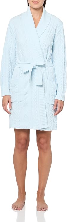 PJ Salvage Women's Cable Crew Lounge Robe