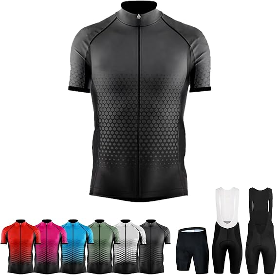 Personalised Cycling Jersey Short Sleeve Quick Dry Elastic Pro Customised MTB Shirt for Adult & Teenager with Team Name Logo