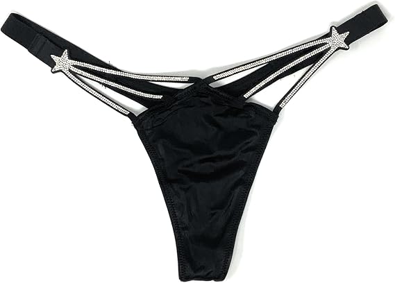 Victoria's Secret Very Sexy Shine Rhinestone Bling Thong Panty