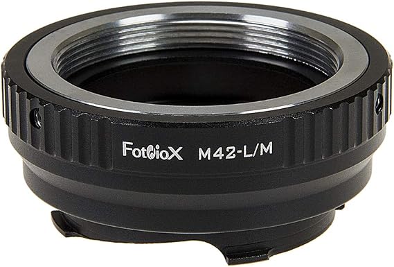 Fotodiox Lens Mount Adapter (Type 2), M42 (42mm x1 Thread Screw) Lens to Leica M-Series Camera, fits Leica M-Monochrome, M8.2, M9, M9-P, M10 and Ricoh GXR mount A12