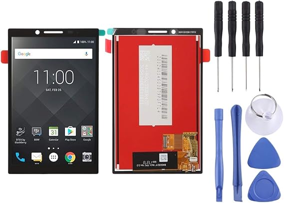 HONGYAN Replacement Parts LCD Screen and Digitizer Full Assembly for BlackBerry Key 2 (Black) Telephone Accessories (Color : Black)