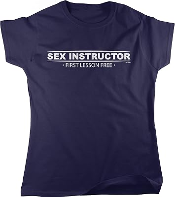 Hoodteez Sex Instructor, First Lesson Free Womens T-Shirt