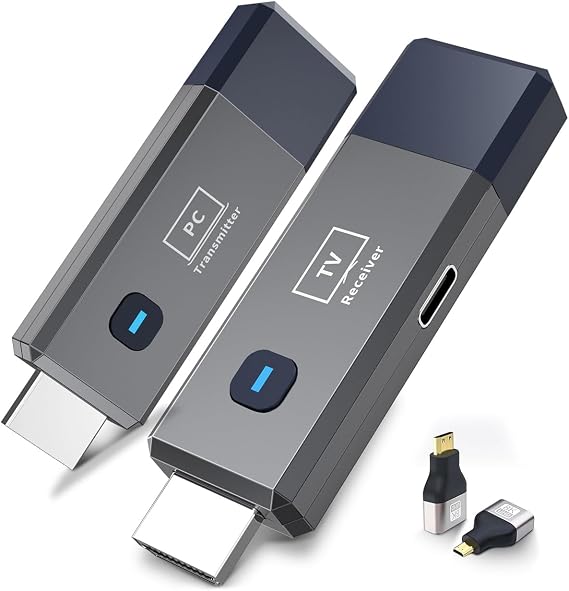 Wireless HDMI Transmitter and Receiver 328ft/100m Extender 1080P Output