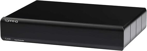 Topping Ext90 Input Extender with 3 Balanced inputs and 1 Analog Input for Topping Pre90 A90 Discrete (Black)