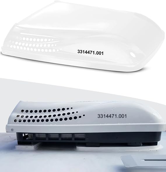 Bonbo 3314471.001 RV Air Conditioner Vented Shroud for Dometic Penguin II, Compatible with 11,000-15,000 A/C and Heat Pumps