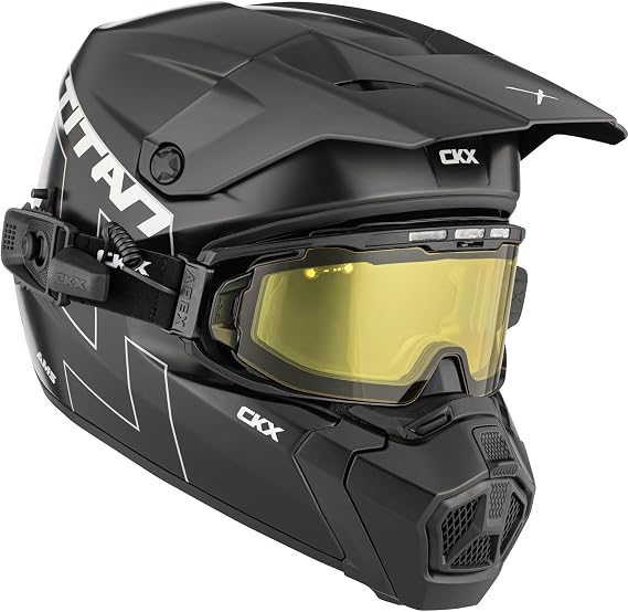 CKX Solid Electric Double Shield AMS Titan Helmet