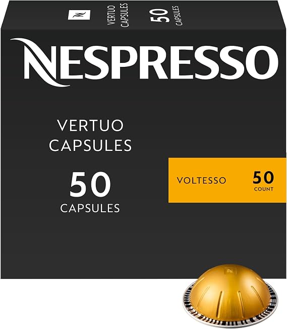 Nespresso VertuoLine Espresso, Voltesso, 50 Count