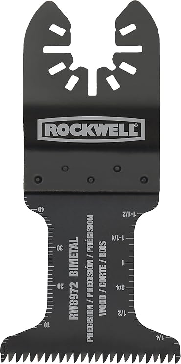 Rockwell RW8972 Extended Life Bimetal Precision Wood End Cut Blade, 1-3/4"
