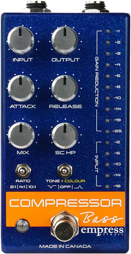Empress Bass Compressor Pedal - Blue