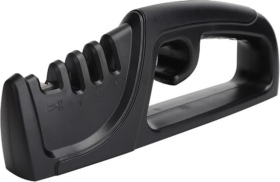 Fourinone Sharpener, 4 in 1 Knife Sharpener, Multifunction Sharpening Stone, Quick Sharpening Tool for Knives, Scissors