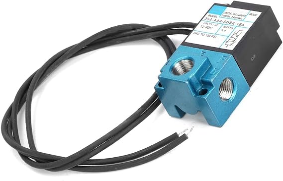 Electronic Boost Control Solenoid Valve, 3 Port DC12V 5.4W for Turbocharged Vehicles, with Aluminum Alloy Housing for Haltech MoTec ECU Systems