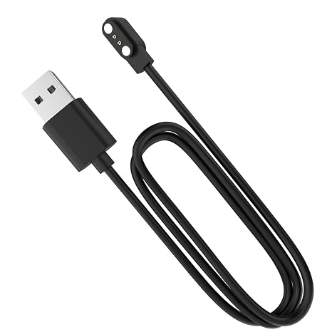 Smart Watch Charger, Magnetic Watch USB Charging Cable Cord for ALK1/ALW10/ALB2/ALB1/ALW12/ALW1/ALW7/CW01, Black