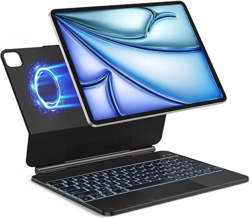 Touchpad Light Keyboard Case Compatible with Magic Compatible with Fogy iPad Air 13Inch M3 Chip 2025