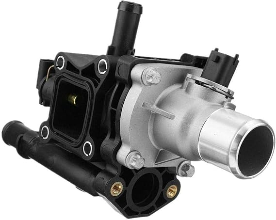 Engine Coolant Thermostat Housing Assembly Fits for 2011-2016 Chevy Cruze 2012-2018 Chevy Sonic Trax 2013-2019 Chevy Trax 1.6L & 1.8L Replaces# 902-033 25199824 25192228 55564890 with Sensor Gasket