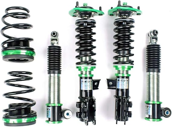 Rev9 R9-HPX-1002_2 Hyper-Street ONE Adjustable Coilovers Lowering Kit, 16 Damping Levels, Compatible With Kia Forte Koup (TD) 2010-13