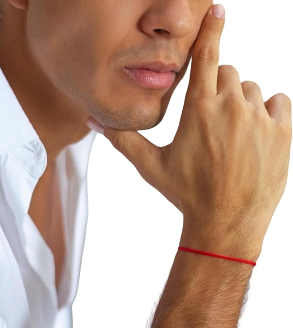Red String Kabbalah Bracelet Protection Adjustable Cord for Men and Women