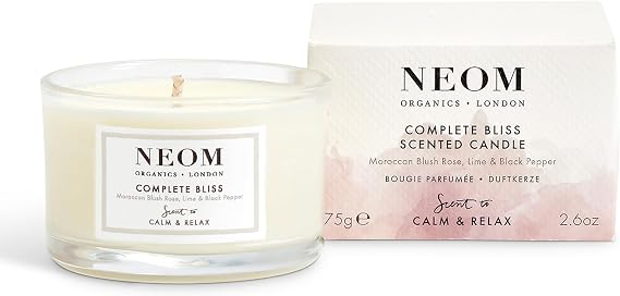 NEOM Travel Candle 75g COMPLETE BLISS CALM & RELAX