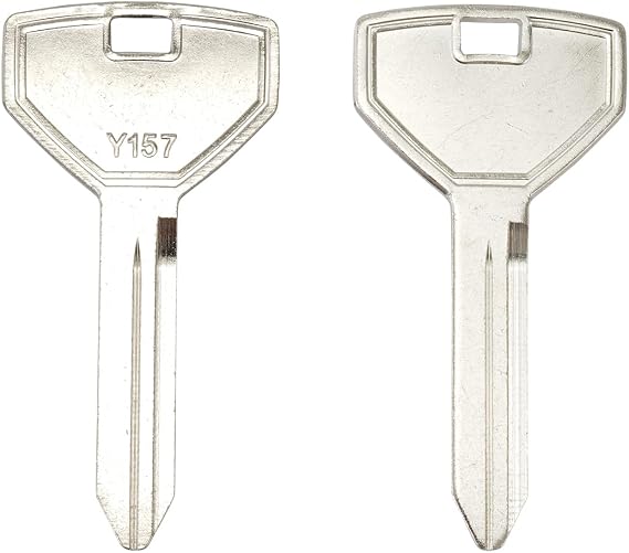 Y157 Key Blanks (Pack of 25), SL Key Blanks, Non transponder, Uncut Replacement Car Keys
