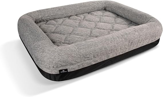 Bedgear Performance Dog Bed - Medium/Large - Durable Pet Bed with Washable Cover - Removable Pad for Travel