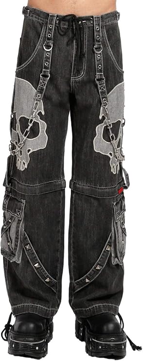 Tripp NYC Maximum Skull Pants [BLK DENIM]