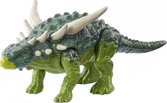 Mattel Jurassic World Fierce Force Dinosaur Action Figure, Sauropelta Dino Toy with Movable Joints, Realistic Sculpting & Single-Strike Motion