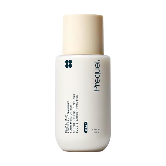 Prequel Skin Hydrating Moisturizer Face Cream, Ceramide Peptide Lotion