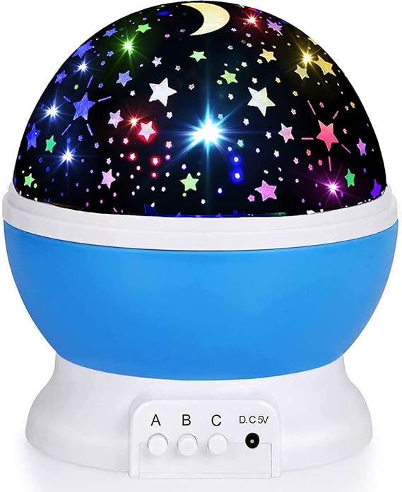 Busstier Star Master Table Lamp, Sky Projection Night Light, Starry Night Light, Decorative and Stylish Design (Blue) [Energy Class A++]
