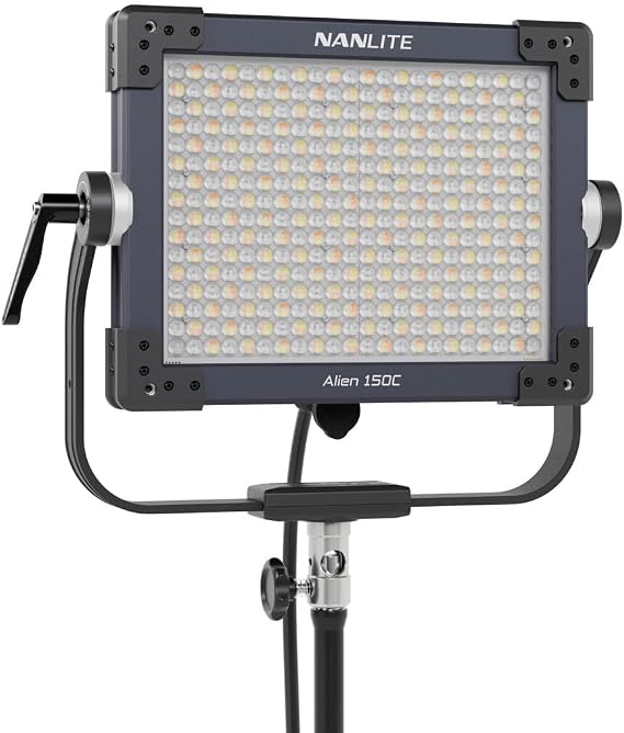Nanlite Alien 150C 150W RGBWW LED Panel Light with Yoke