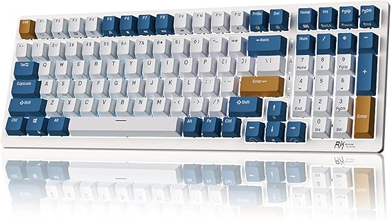 RK ROYAL KLUDGE RK98 Wireless Mechanical Keyboard, 3750mAh, 96% Layout