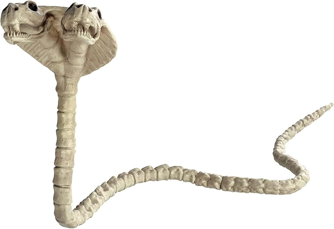 Crazy Bonez Double Trouble Skeleton Cobra White