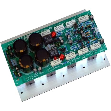 Taidacent Original 5200 1943 Amplifier Board HiFi Fever 200W+200W High Power Audio Amplifier Board with Rectifier Filter and Heat Sink for Speaker