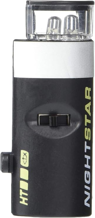 HT NSL-1 Nightstar Tip-Up Light with Dual Light System, Black,Grey