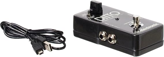 TC Electronic DITTO STEREO LOOPER Highly Intuitive Looper Pedal with Stereo I/O and Loop Import/Export