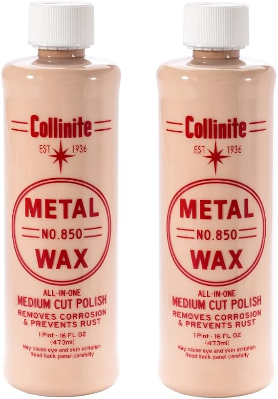 Collinite Metal Wax 1 Pint 850 2 Pack