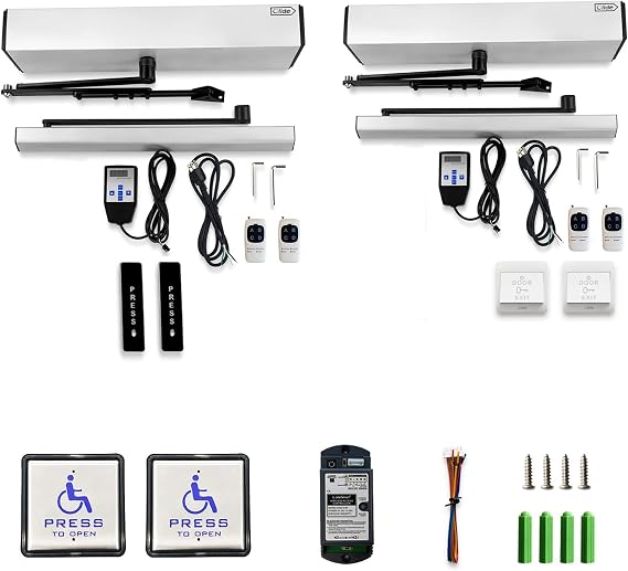 Olideauto Automatic Door Opener Wireless Open,Handicapped Electric Door Opener Open by Wireless Push Button