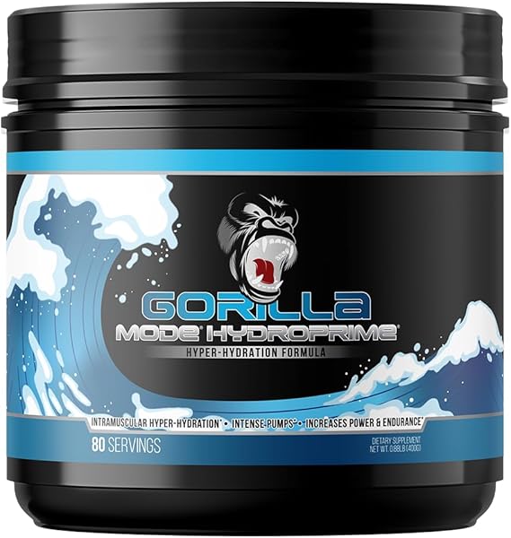 Gorilla Mind Hydroprime Glycerol Pre-Workout | 400g (80 Servings)