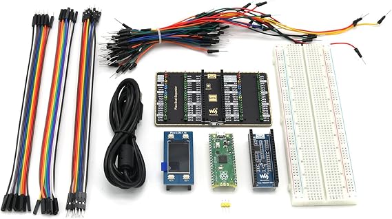 for Raspberry Pi Pico Evaluation Kit Package B Include The Pico + Color LCD + IMU Sensor + GPIO Expander