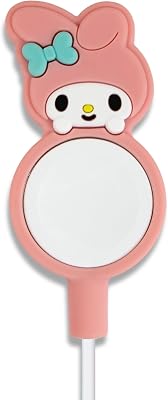 Sonix x Sanrio Apple Watch Charger Cover | Silicone Smartwatch Charging Cable Case, Dock Holder for Apple Watch | My Melody