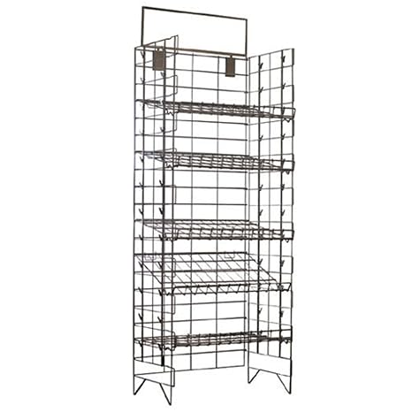 Potato Chip Rack w/ 5 Shelves and 48 Clips