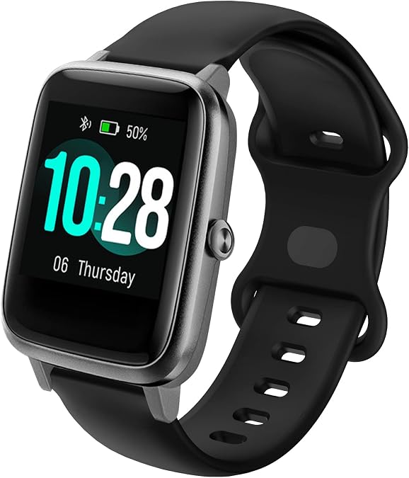 NewJourney 19mm Soft Silicone Replacement Band Compatible with Veryfitpro ID205L, ID205U, ID205S, ID216 Smart Watch