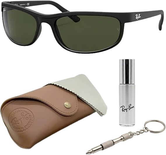 Ray-Ban RB2027 PREDATOR 2 Rectangle Sunglasses with Official Eyewear Kit