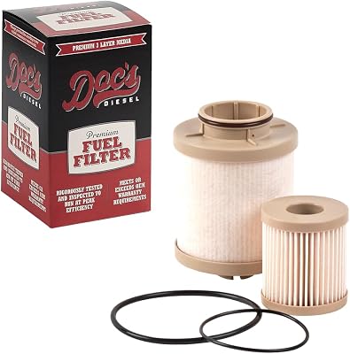 Docs Diesel Fuel Filter DCS9667 | Compatible with Ford 6.0L Super Duty F250, F350, F450, F550 2003-2007, Ford 6.0L Excursion 2003-2005, Ford 6.0L F650, F750 2004-2008 | Replaces FD4616