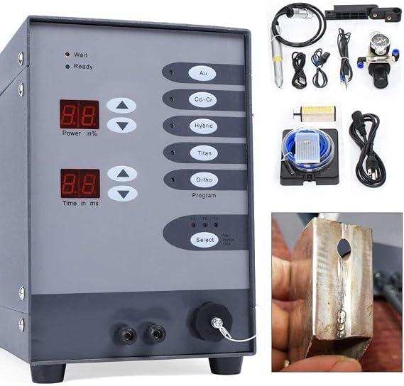 Automatic CNC Spot Welding Machine, Welder Permanent Jewelry 110v / 60hz Permanent Jewelry Welder kit for Silver Jewelry Welding DIY Repair for Cobalt Chrome Alloy Hardware Workpiece