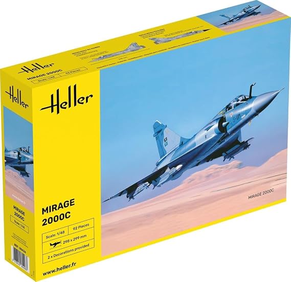 Heller Mirage 2000 C Airplane Model Building Kit