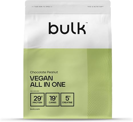 Bulk Vegan All in One Protein Powder Chocolate Peanut 2.5 kg Packaging May Vary