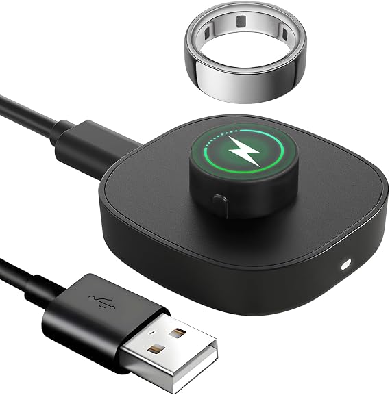 Compatible with Aura Ring Gen 4 Charger, Fast Charging Dock and USB-C Cable for Aura Gen 4 (NOT Compatible with Aura Ring 3) (Size 12)